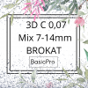 3D C 0,07 7-14mm BasicPro Biały BROKAT
